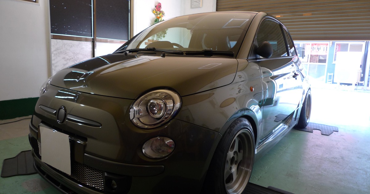 フィアット500 by DIESEL/ガラスコーティング | 東京の車