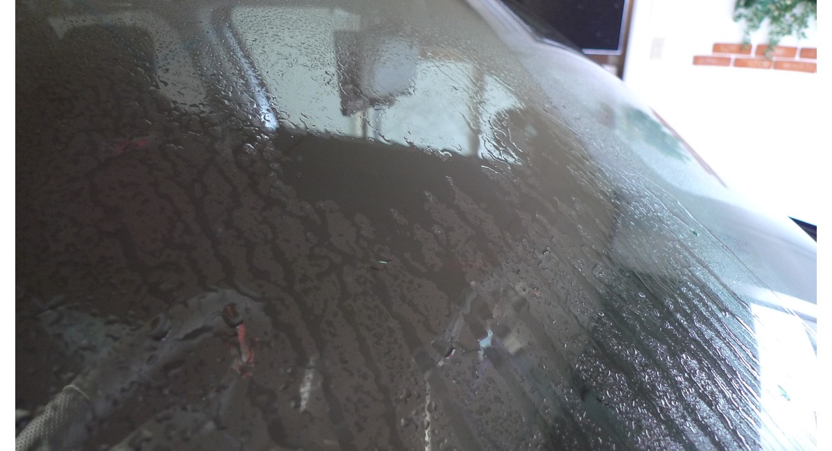 フロントガラス磨き処理