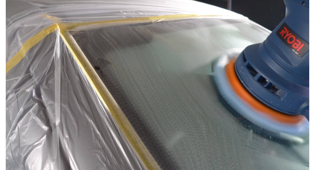 ガラスの磨き処理