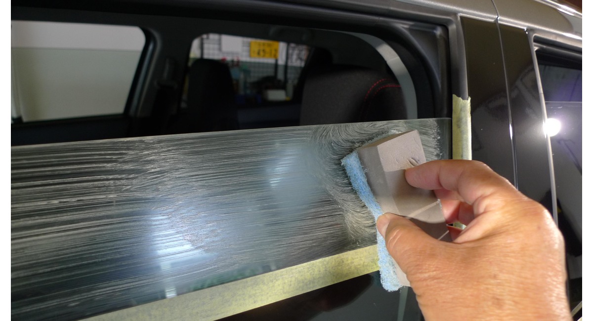 ガラスの磨き処理