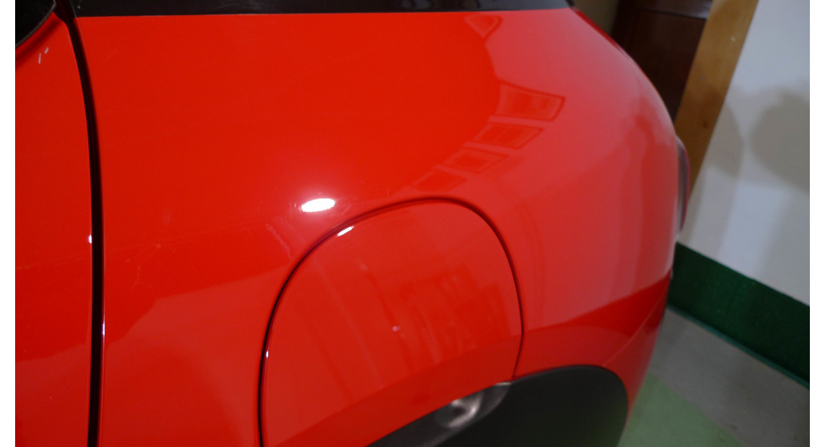 クォーターの研磨処理あと