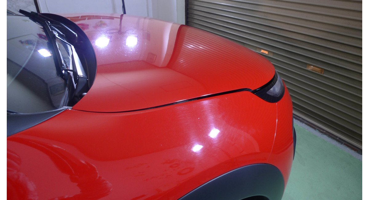 シトロエンＣ4カクタスの洗車傷