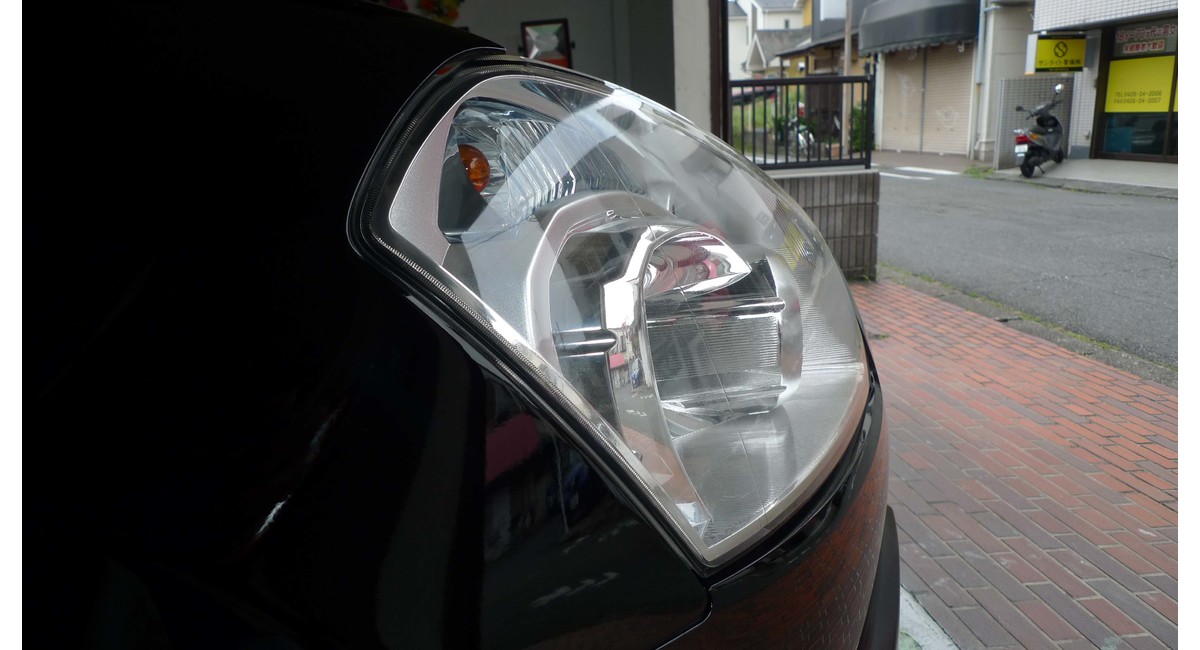 デュアリスのヘッドライト