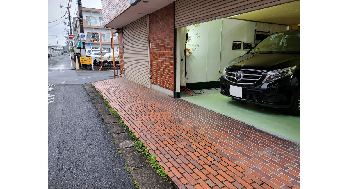 ベンツV220ｄにガラスコーティング