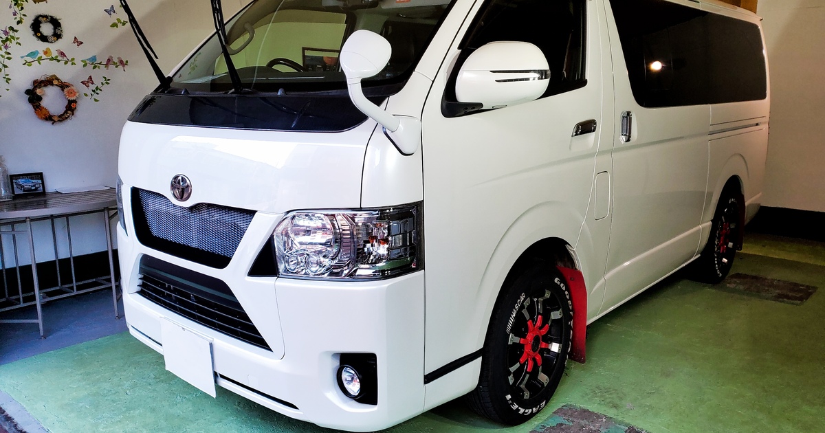 フロントガラス撥水加工/ハイエース | フロントガラスコーティング