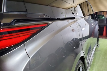 プレシャスメタルカラーにガードグレイズ施工