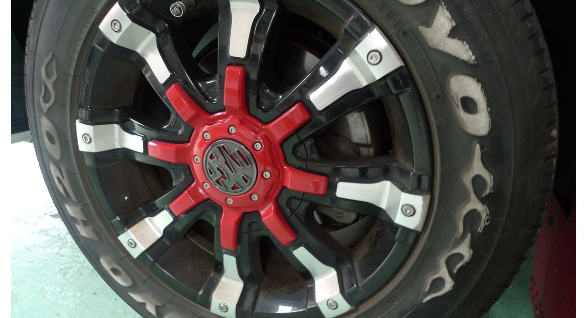 ホイールの撥水コート