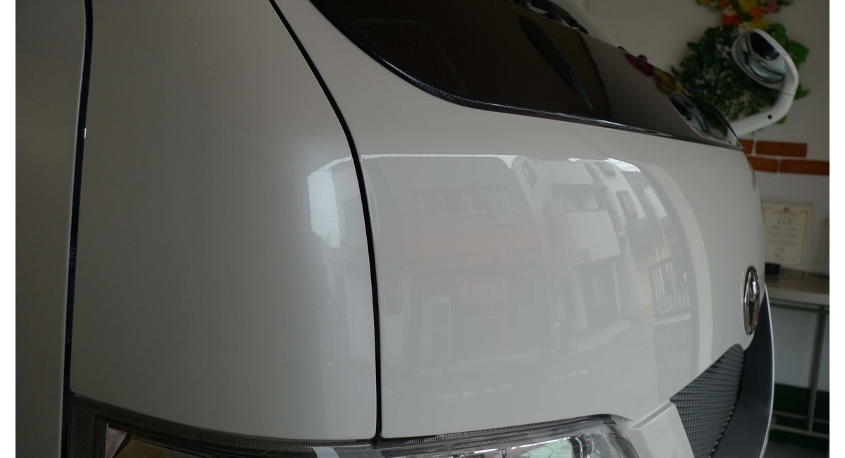 ハイエースＧＬにガラスコーティング・メンテナンス