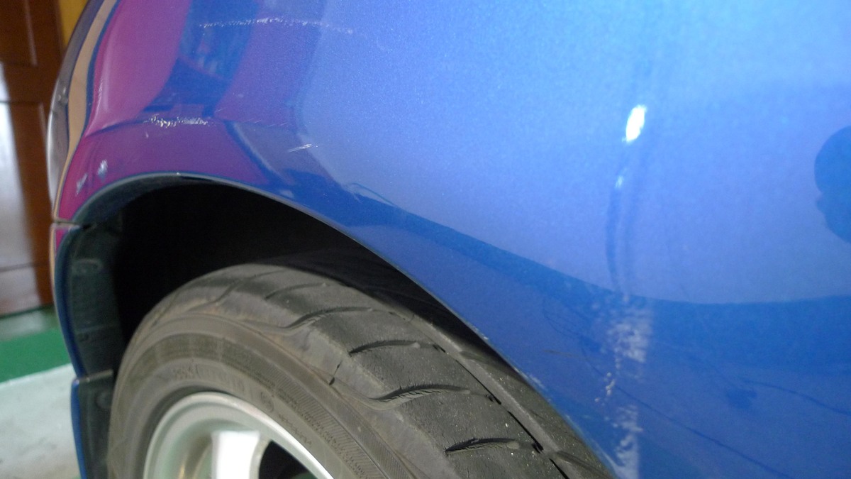 マツダロードスターの傷消しと部分施工 磨きと肌調整 八王子市ガラスコーティング 磨きと肌調整 ｇ ｚｏｘclass M ｒ ｈ ハイモースコート バリアクリスタル施工実績ブログ